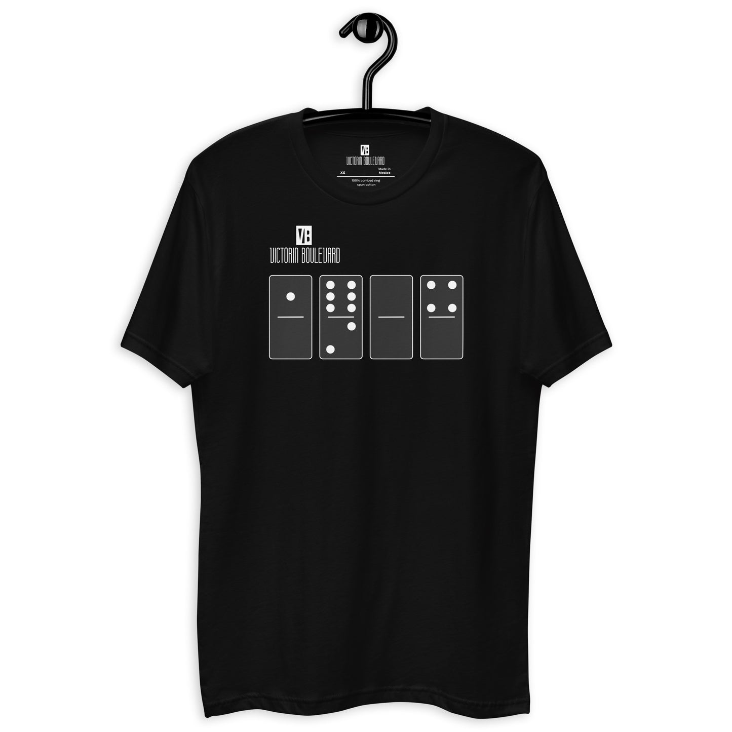 1804 Dominoes | Men's Fitted T-shirt