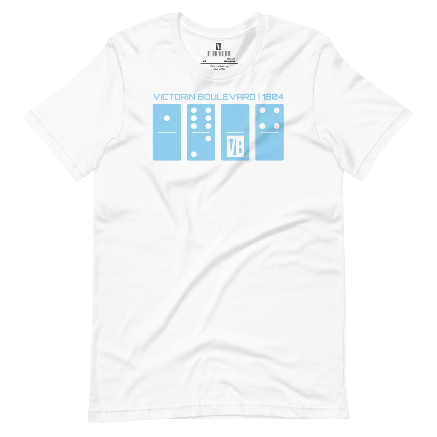 1804 Dominoes - Baby Blue | Unisex T-shirt