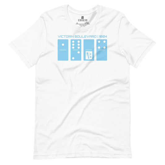 1804 Dominoes - Baby Blue | Unisex T-shirt